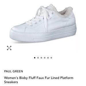 Paul Green Bixby Fluff Faux Fur Lined Platform Sneakers